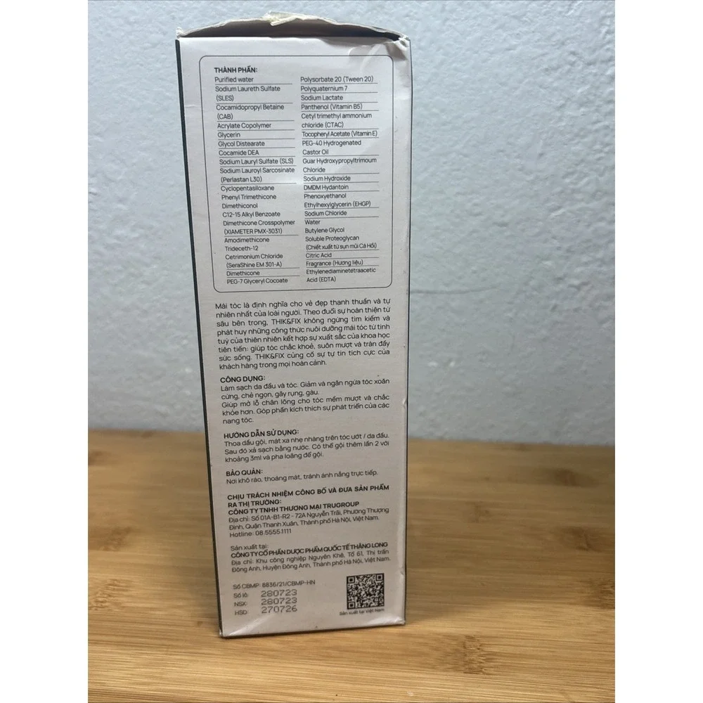 Thik&Fix Hair Thickening & Growth Shampoo Anti-Hair Loss 15.2 Oz